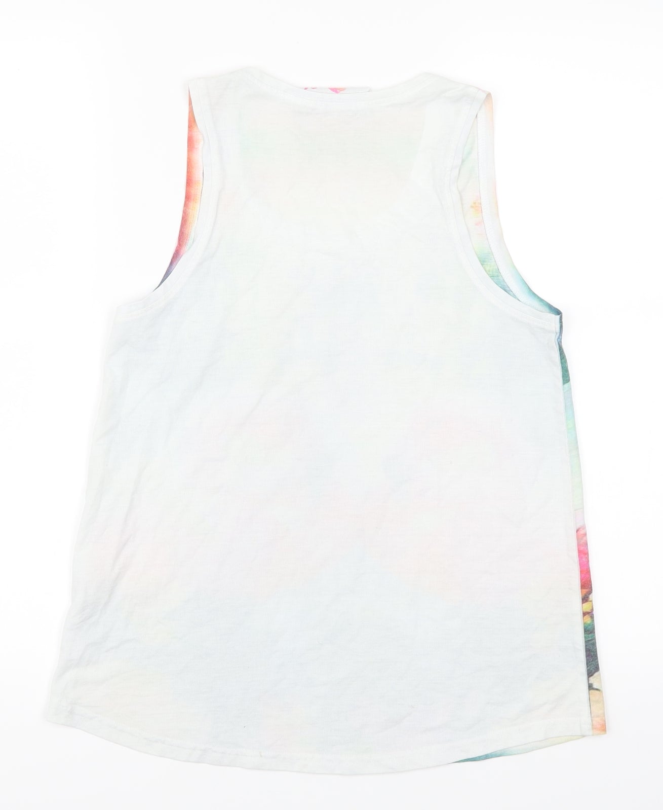 Young Dimension Girls White   Basic Tank Size 12-13 Years