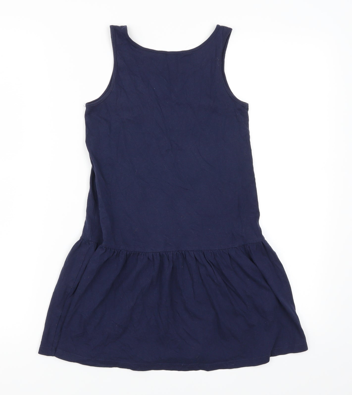 Preworn Girls Blue   Shift  Size 7 Years