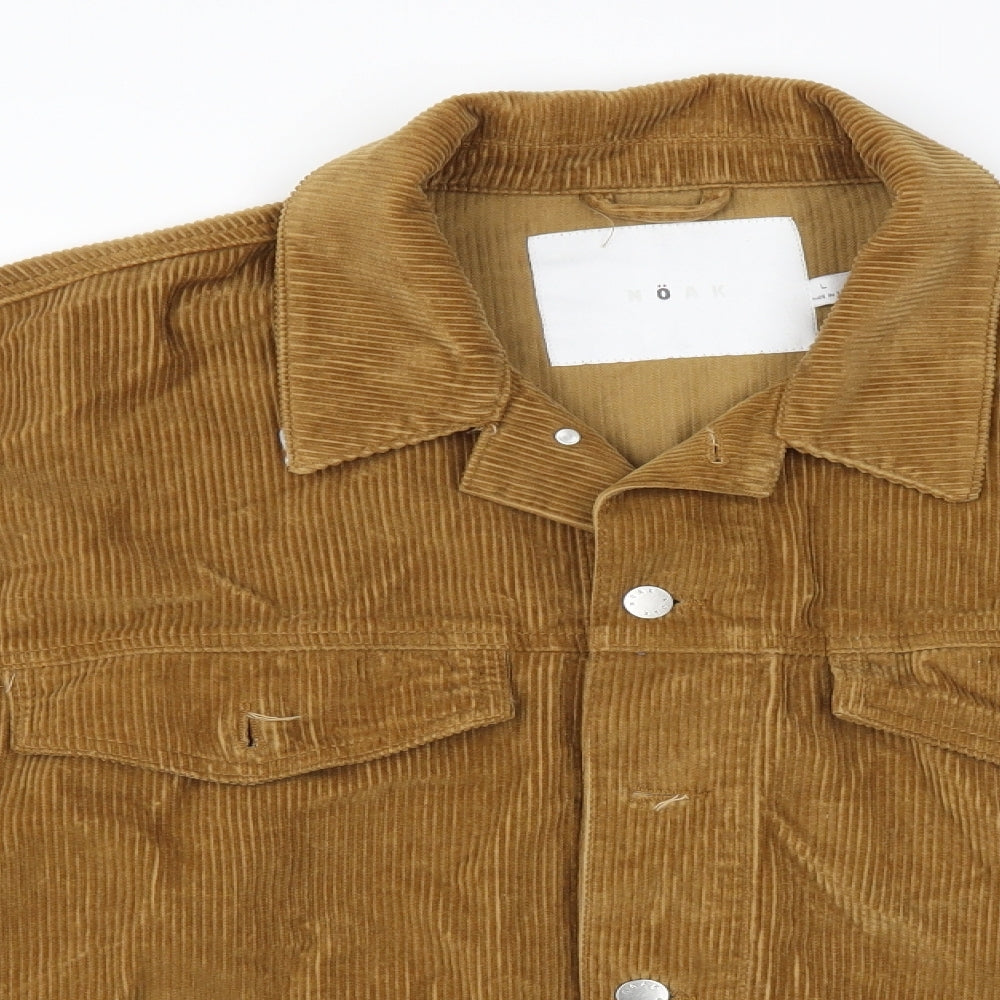 Noak Mens Brown  Corduroy Jacket  Size L