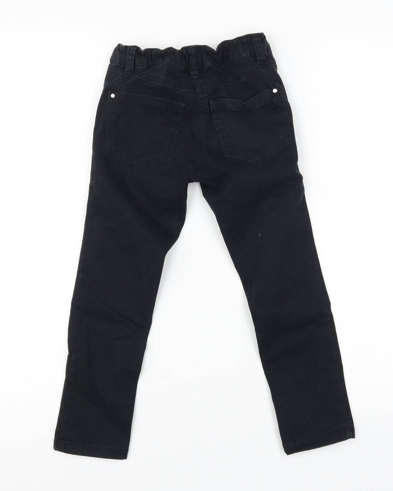 NEXT Girls Black   Chino Trousers Size 6 Years