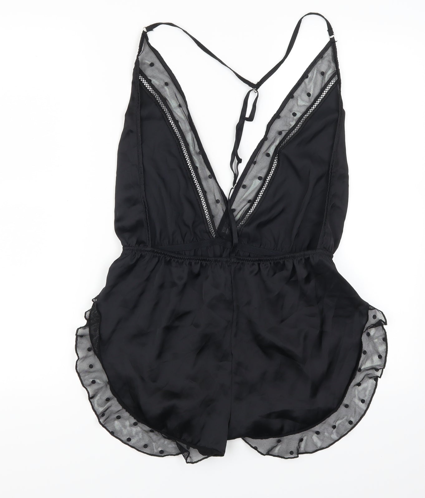 Primark Womens Black   Bodysuit One-Piece Size 12