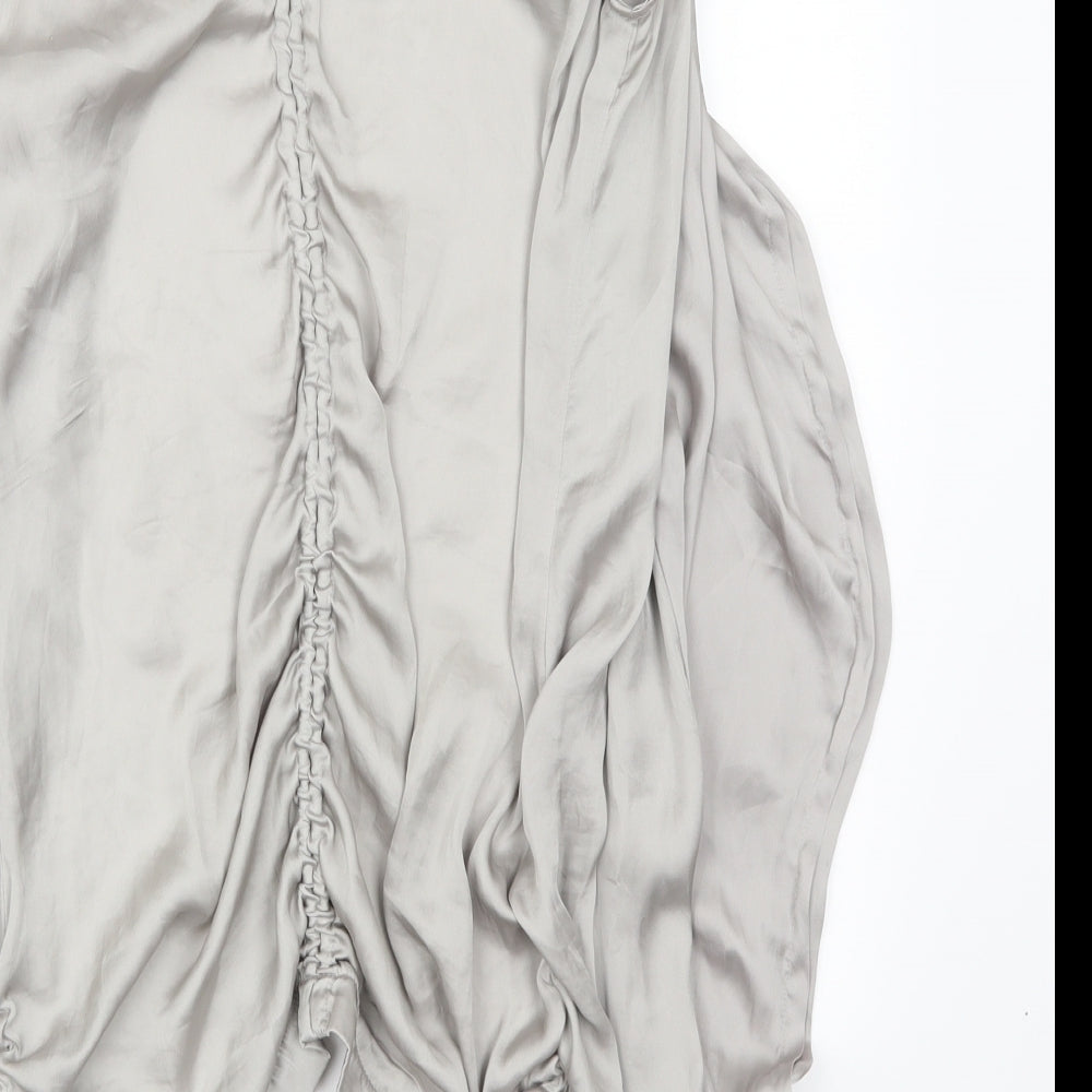 River Island Womens Grey   Basic Blouse Size 6