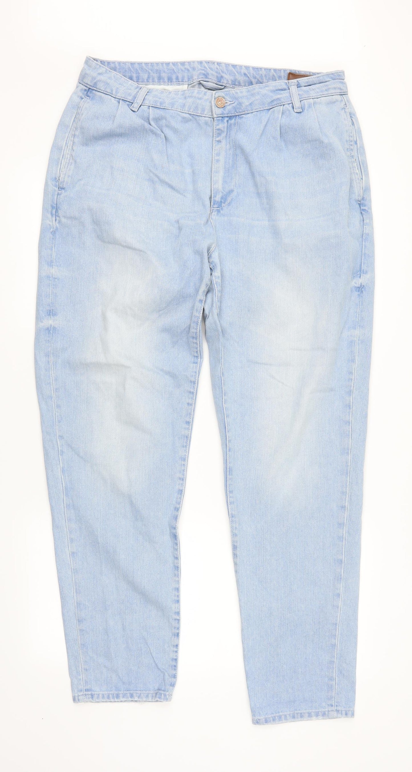 ASOS Womens Blue   Mom Jeans Size 34 L32 in