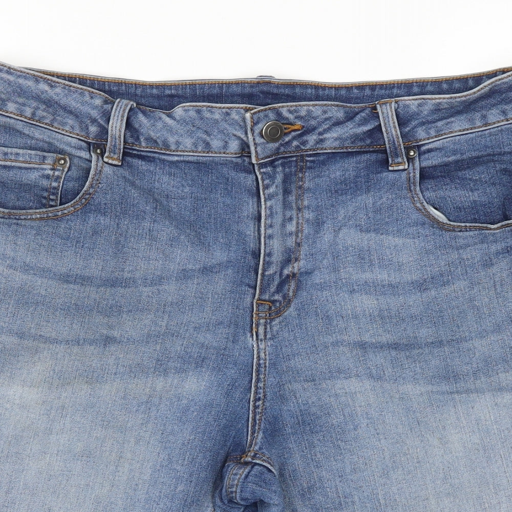 ASOS Mens Blue   Biker Shorts Size 34