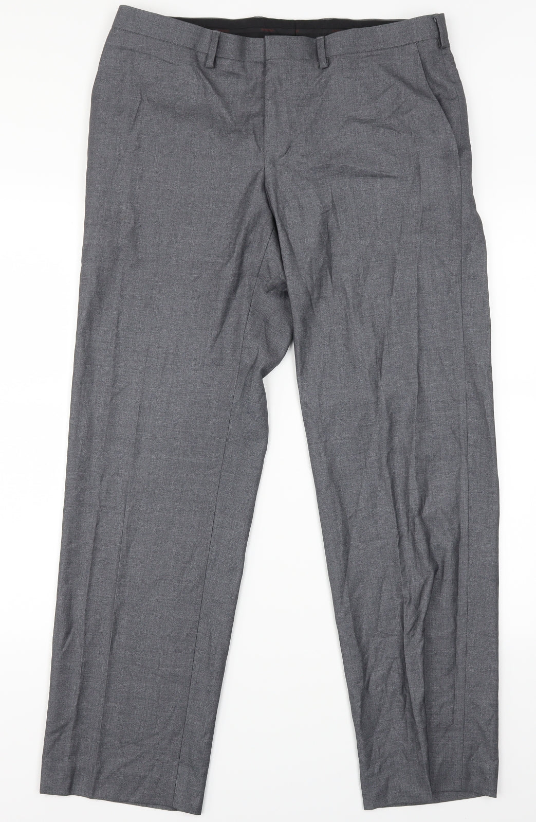 Marks and Spencer Mens Grey   Trousers  Size 34 L31 in