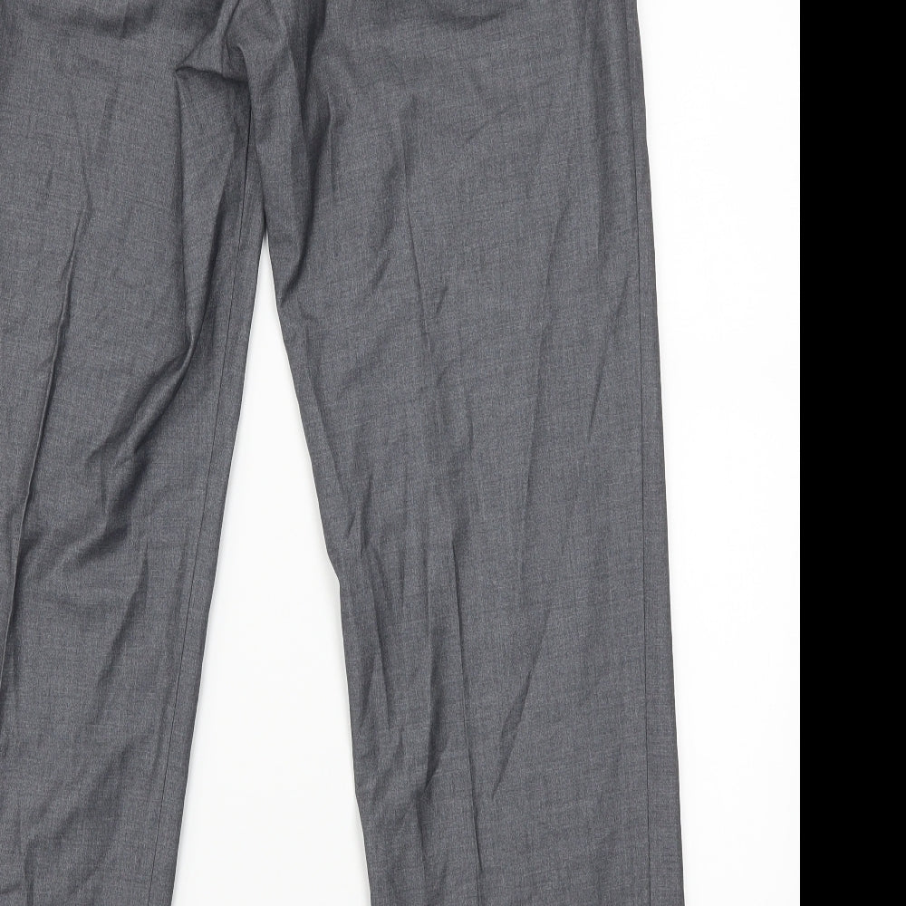 Marks and Spencer Mens Grey   Trousers  Size 34 L31 in