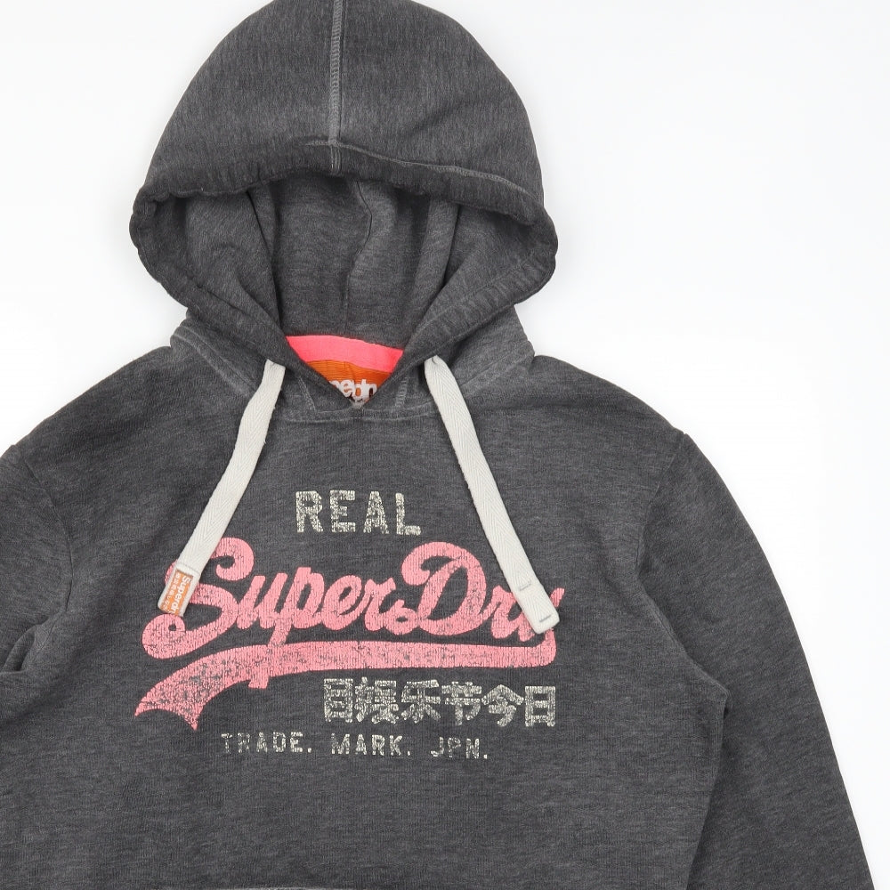 Superdry Mens Grey   Pullover Hoodie Size M