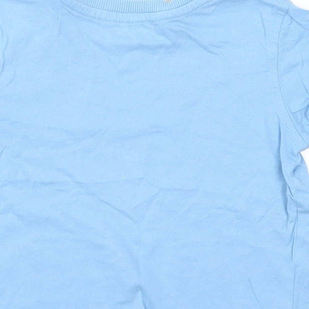 George Boys Blue   Basic T-Shirt Size 2-3 Years