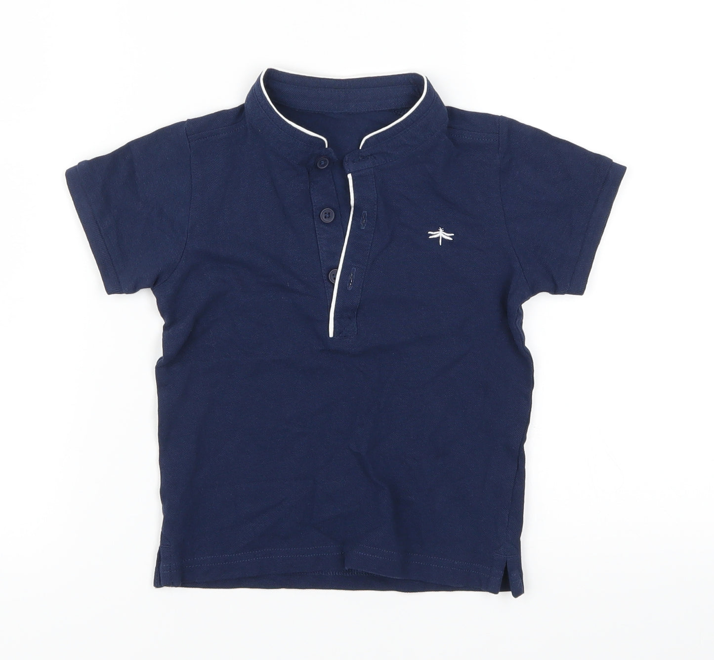 Matalan Boys Blue   Basic Polo Size 2-3 Years