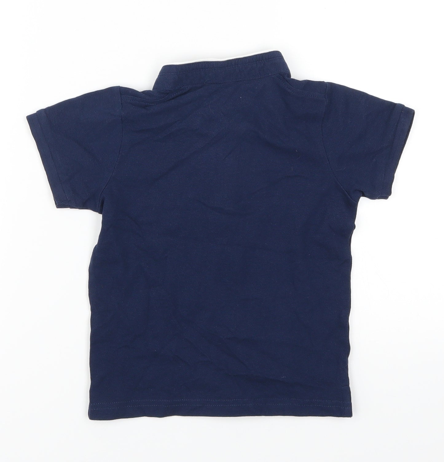 Matalan Boys Blue   Basic Polo Size 2-3 Years