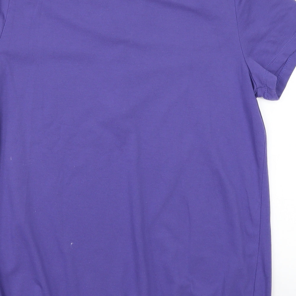 BM Womens Purple   Basic T-Shirt Size 14