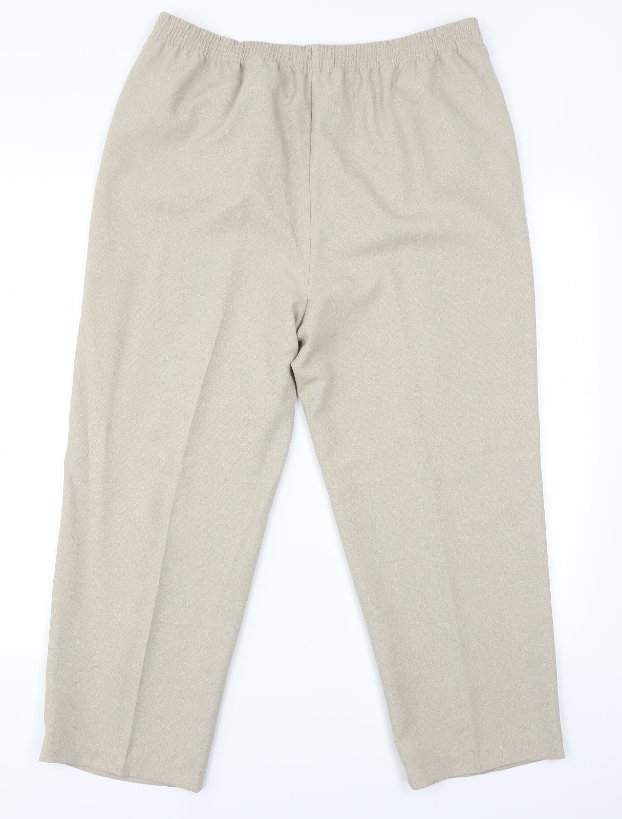 BM Womens Beige   Trousers  Size 16 L23 in
