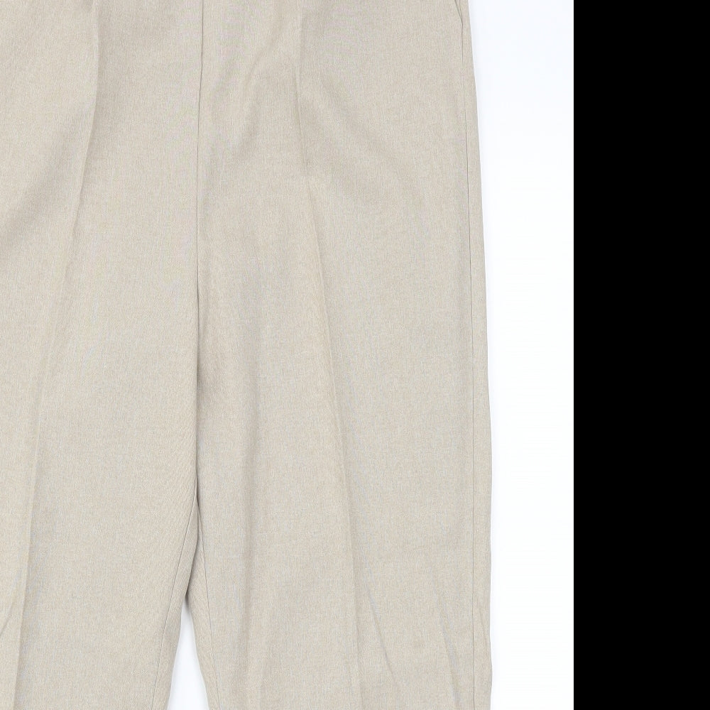 BM Womens Beige   Trousers  Size 16 L23 in