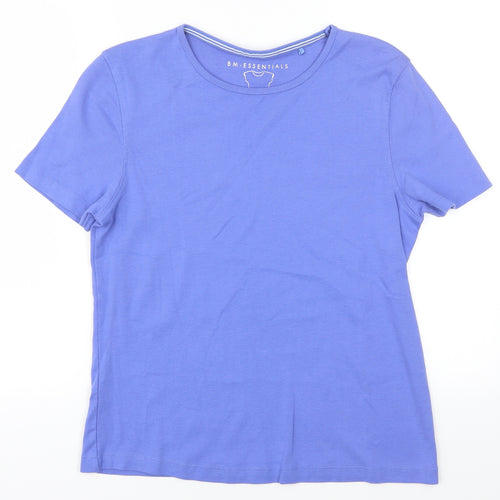 BM Womens Blue   Basic T-Shirt Size M