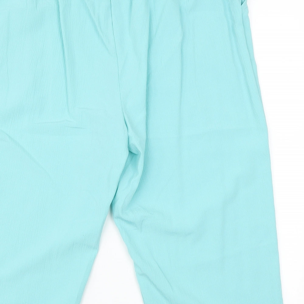 Papaya Womens Blue   Mom Shorts Size 16