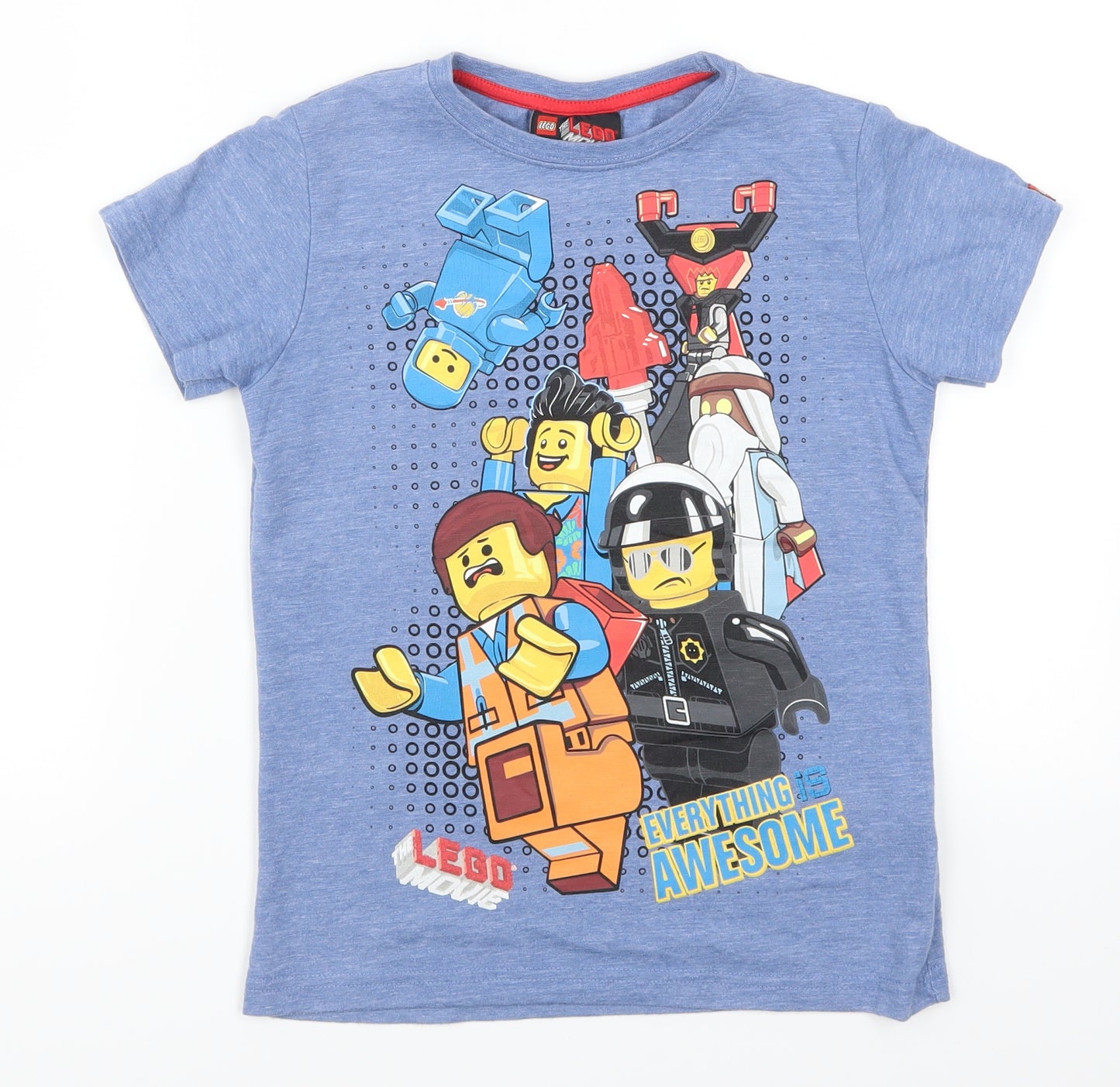 NEXT Boys Blue   Basic T-Shirt Size 7 Years  - lego