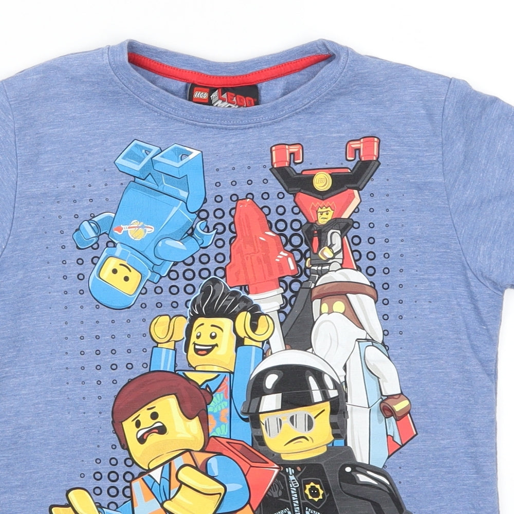 NEXT Boys Blue   Basic T-Shirt Size 7 Years  - lego