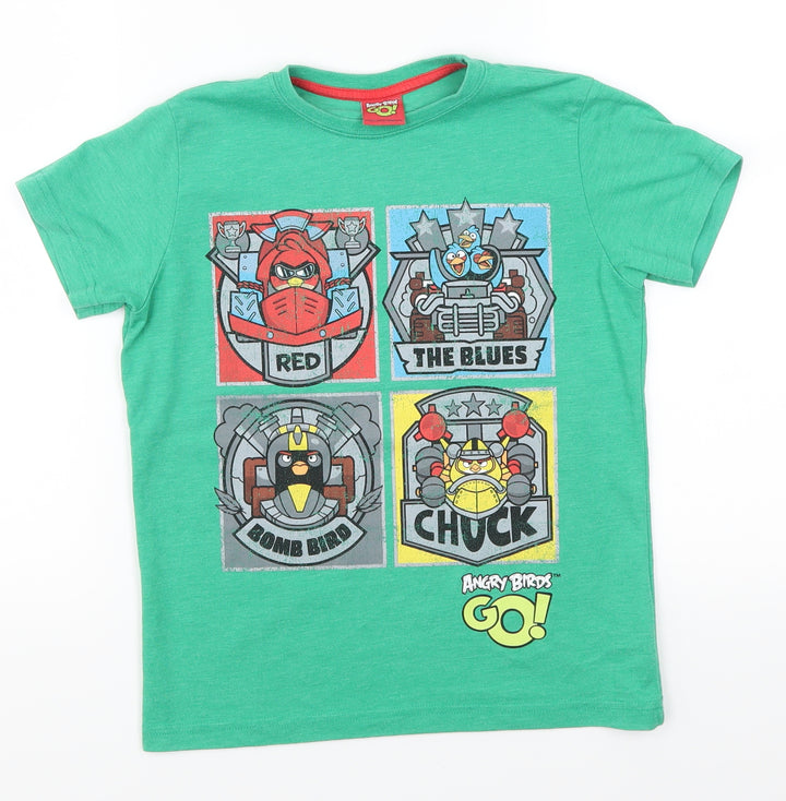 NEXT Boys Green Basic T-Shirt Size 7 Years