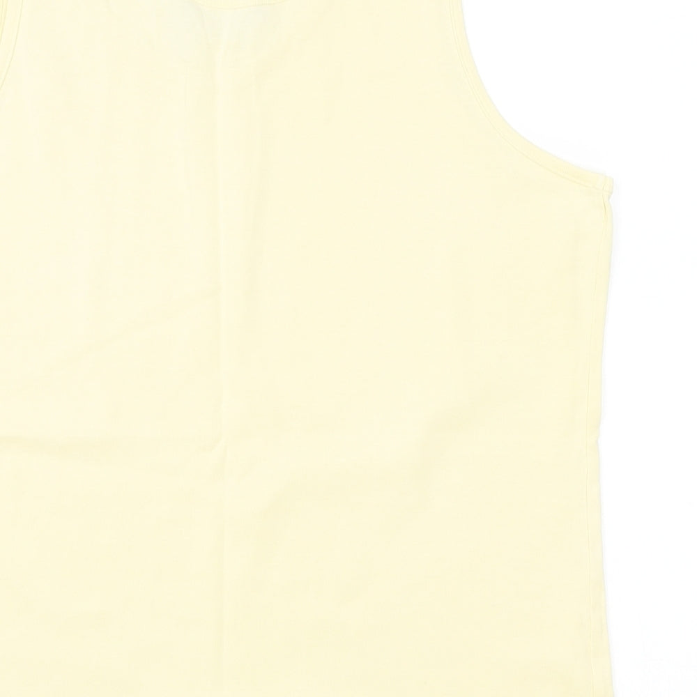 Bonmarché Womens Yellow   Basic Tank Size M