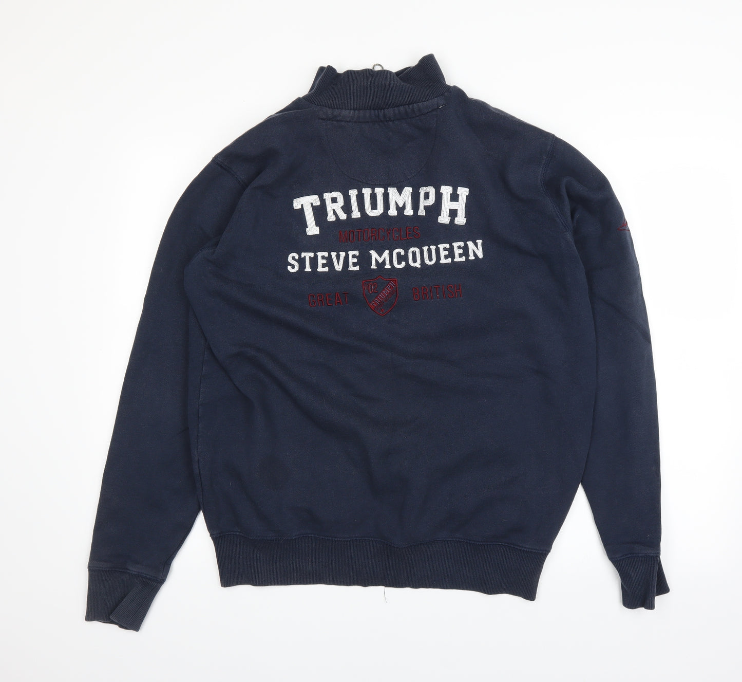 Triumph Mens Blue   Pullover Jumper Size L