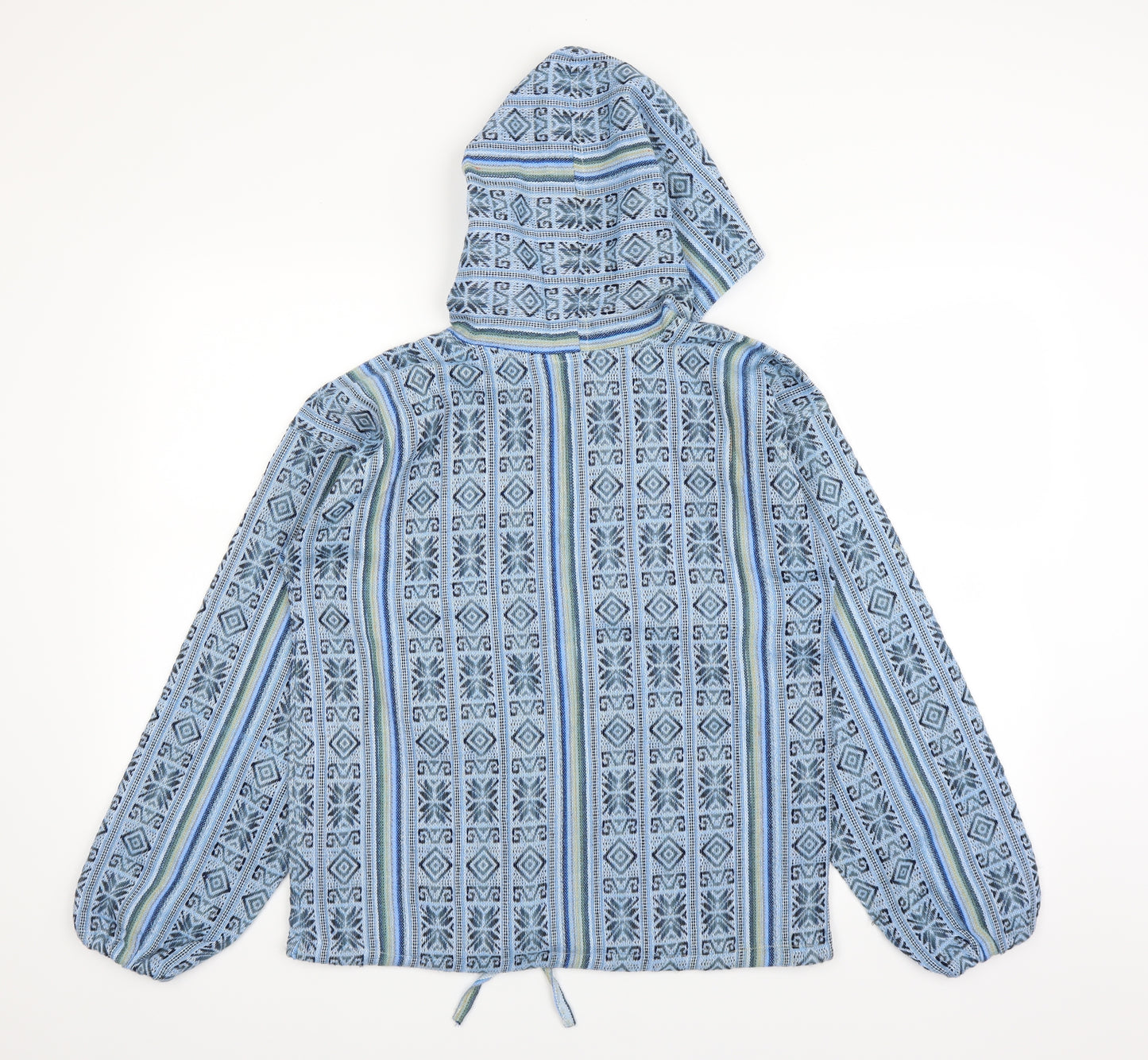 Preworn Mens Blue   Pullover Hoodie Size M