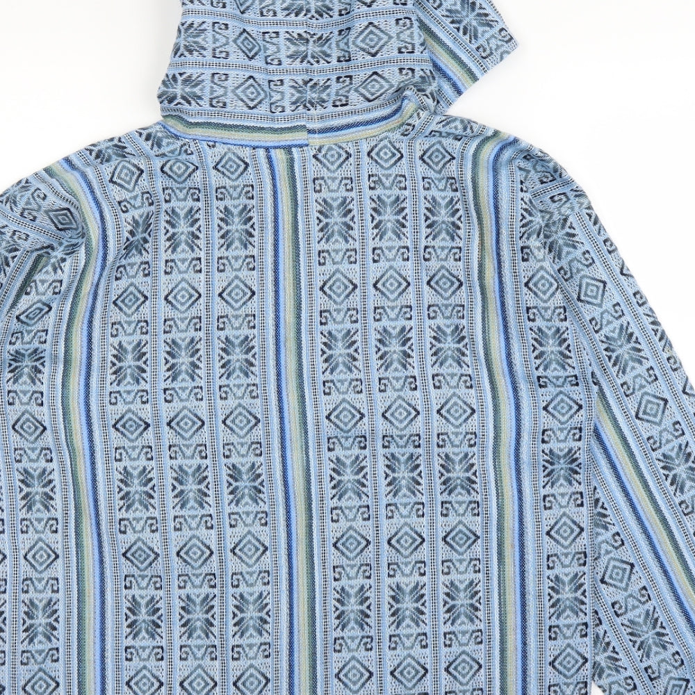 Preworn Mens Blue   Pullover Hoodie Size M