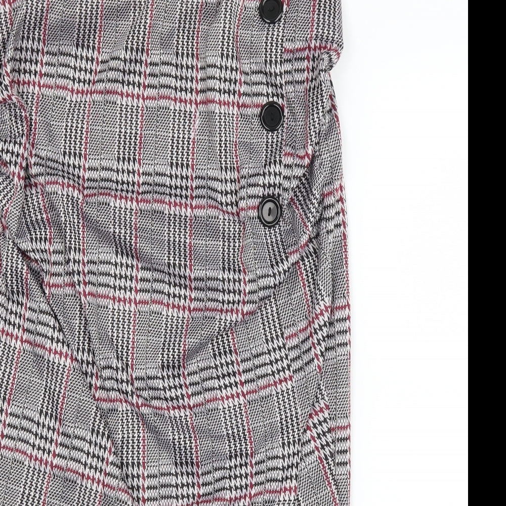 Boohoo Womens Black   A-Line Skirt Size 12