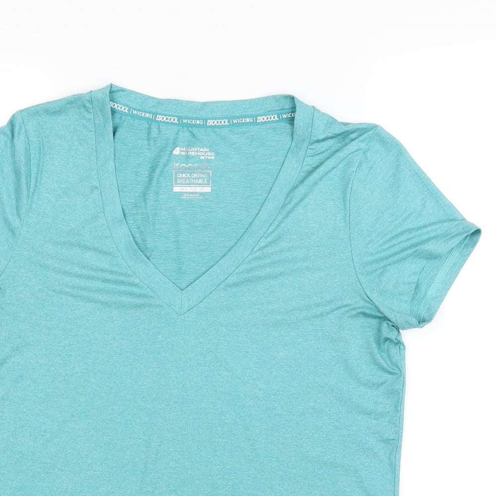 Mountain Warehouse Womens Green   Basic T-Shirt Size 10