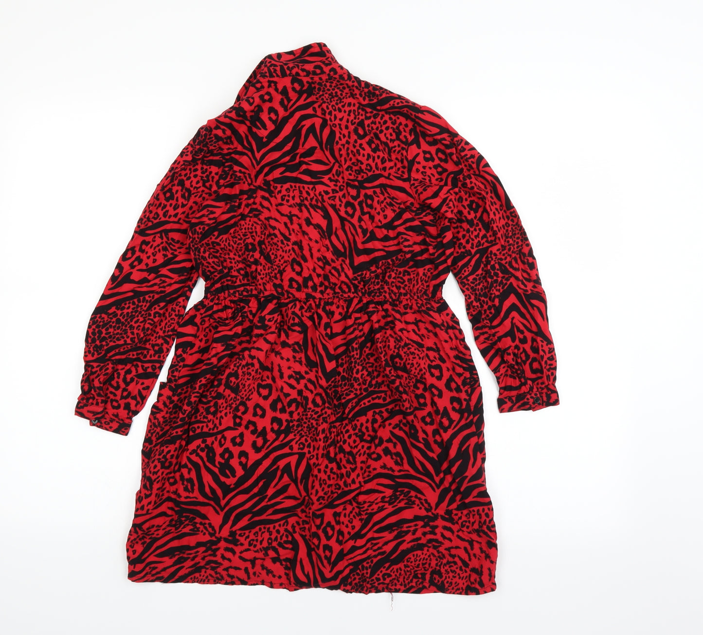 George Girls Red   Shirt Dress  Size 8-9 Years