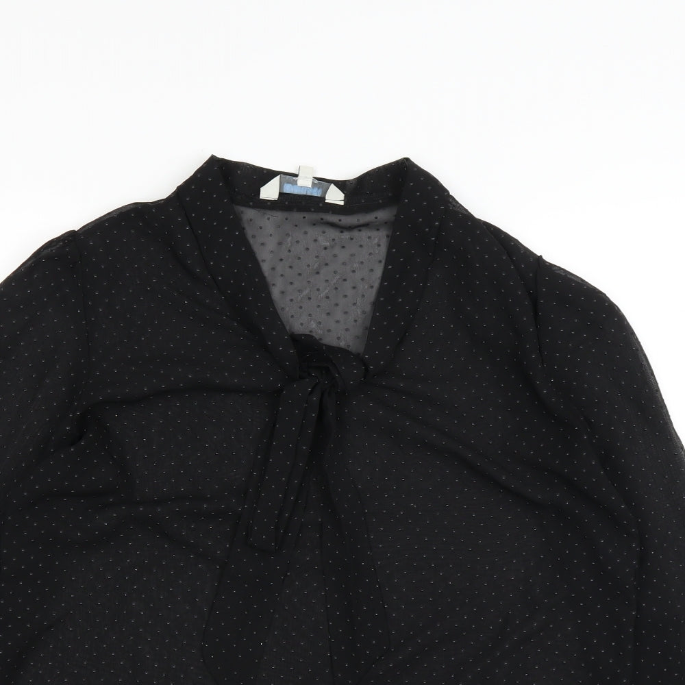 Peacocks Womens Black   Basic Blouse Size 12