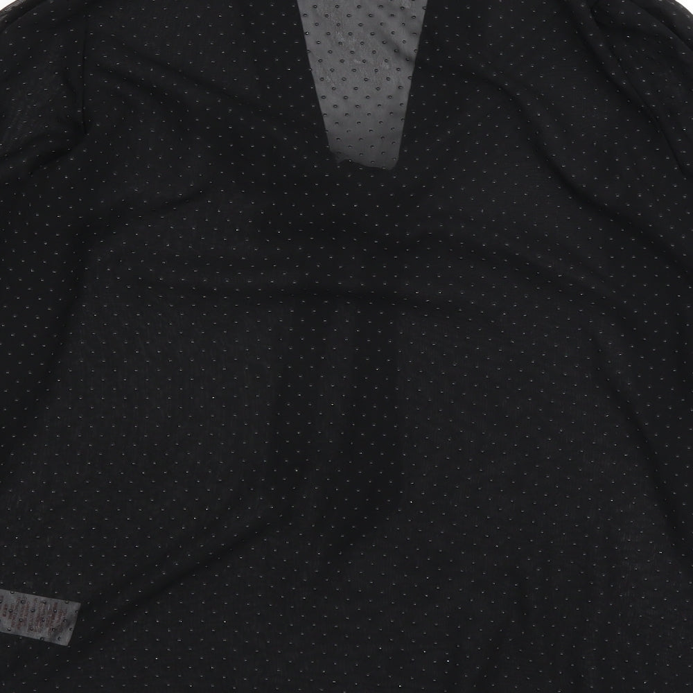 Peacocks Womens Black   Basic Blouse Size 12