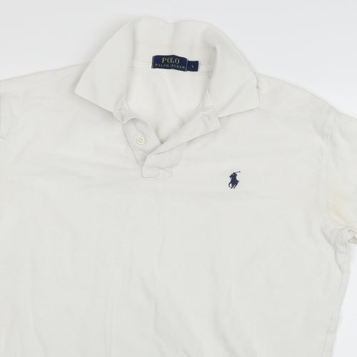 Polo Ralph Lauren Mens White    Polo Size S