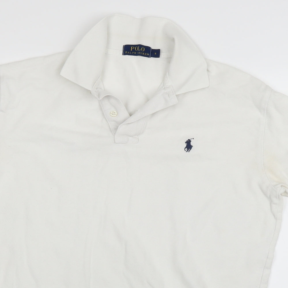 Polo Ralph Lauren Mens White    Polo Size S