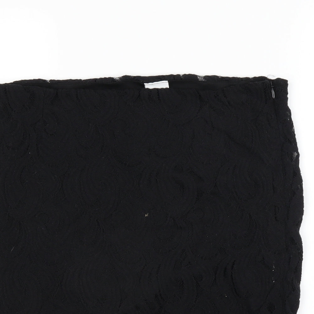 Items Womens Black   A-Line Skirt Size L