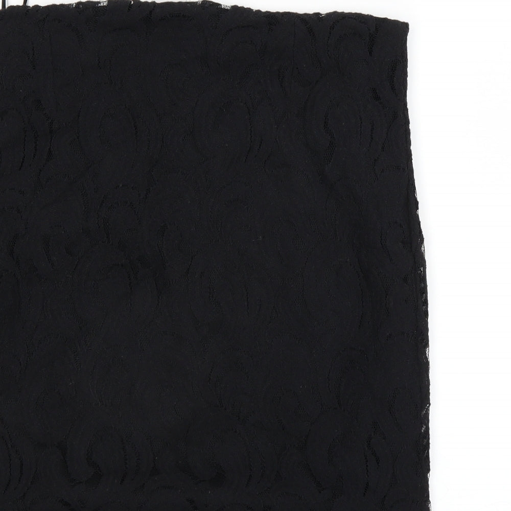 Items Womens Black   A-Line Skirt Size L