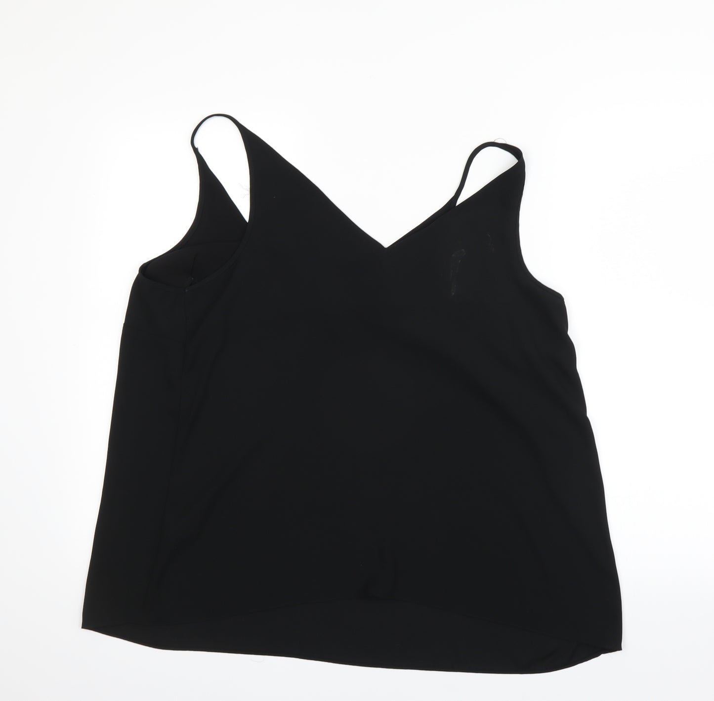 Papaya Womens Black   Basic T-Shirt Size 20