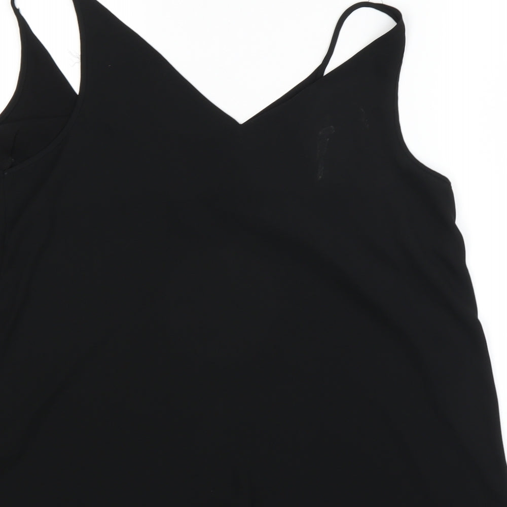 Papaya Womens Black   Basic T-Shirt Size 20