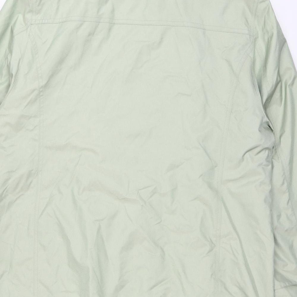 Preworn Womens Green   Overcoat Coat Size 22