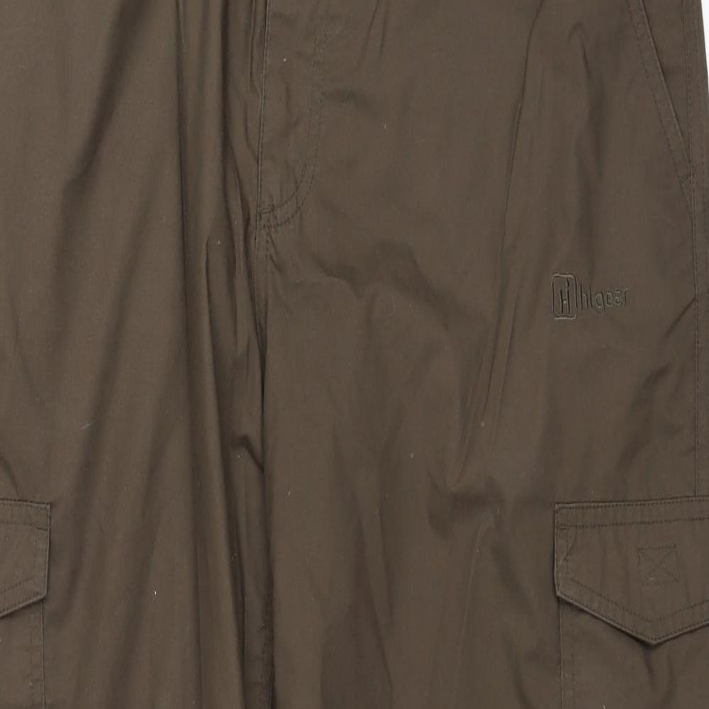 higear Mens Brown   Cargo Trousers Size 36 L32 in