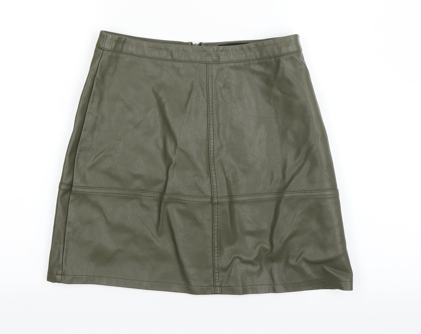New Look Womens Green   A-Line Skirt Size 8