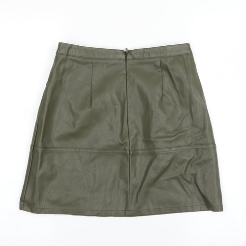 New Look Womens Green   A-Line Skirt Size 8