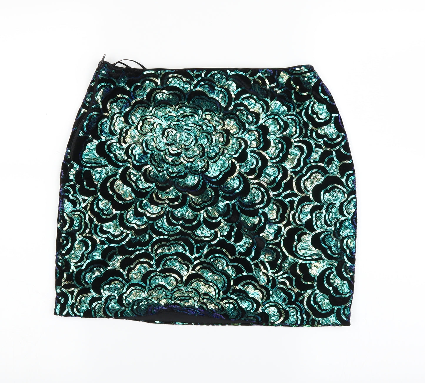 H&M Womens Black   A-Line Skirt Size S