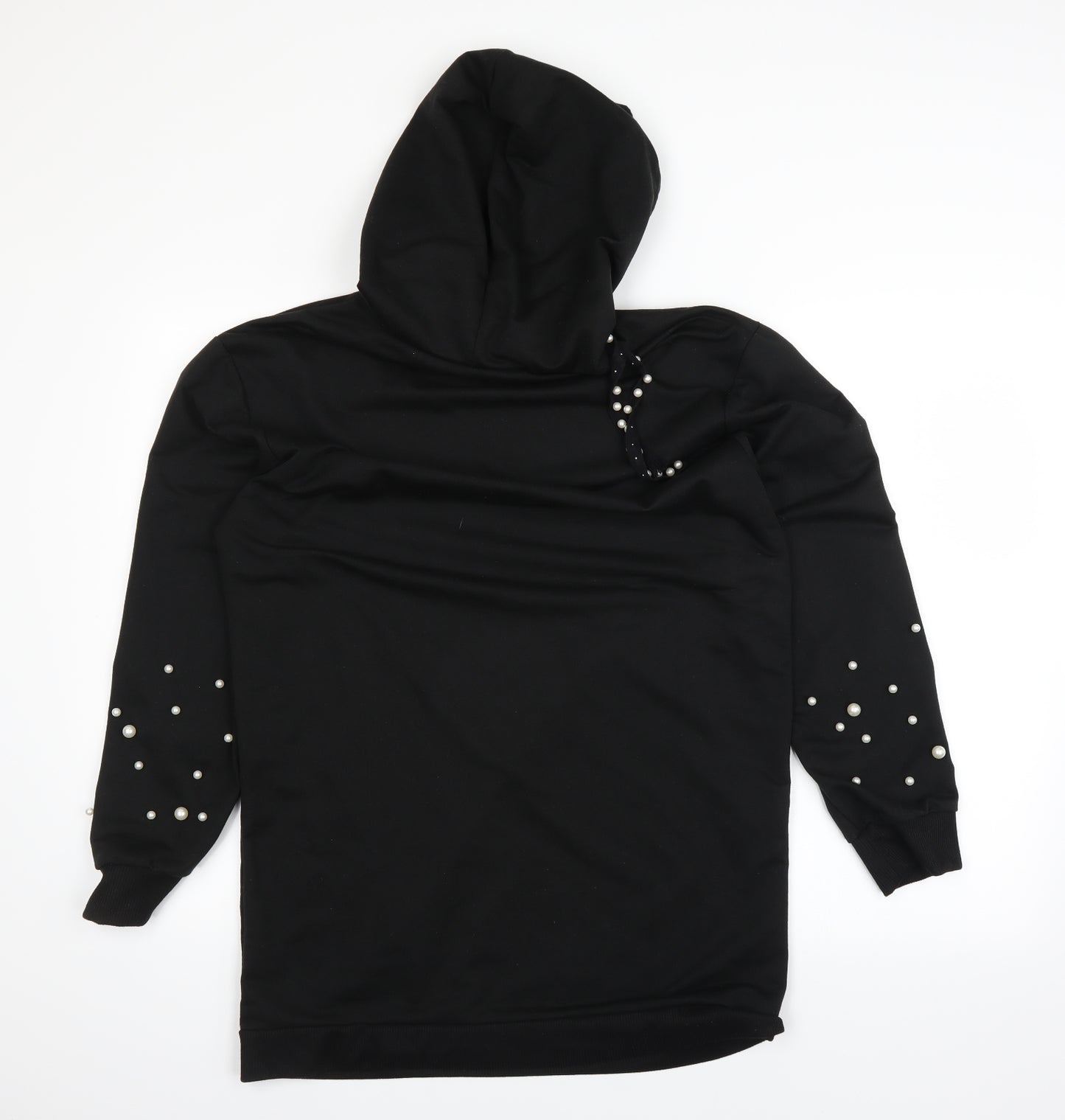 Preworn Womens Black   Pullover Hoodie Size M