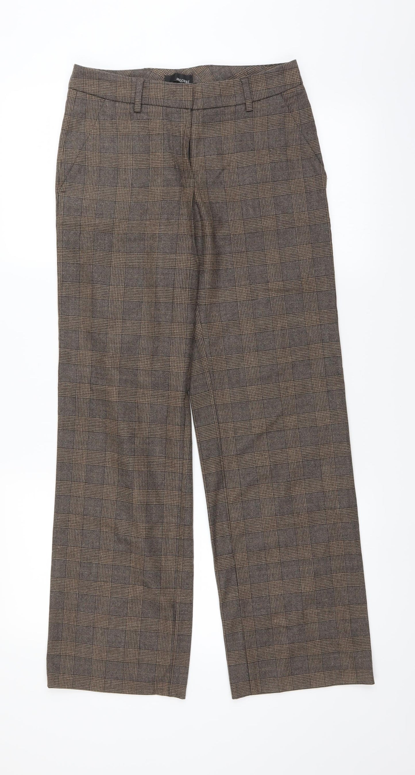 argonnr Womens Brown   Dress Pants Trousers Size 10 L28 in
