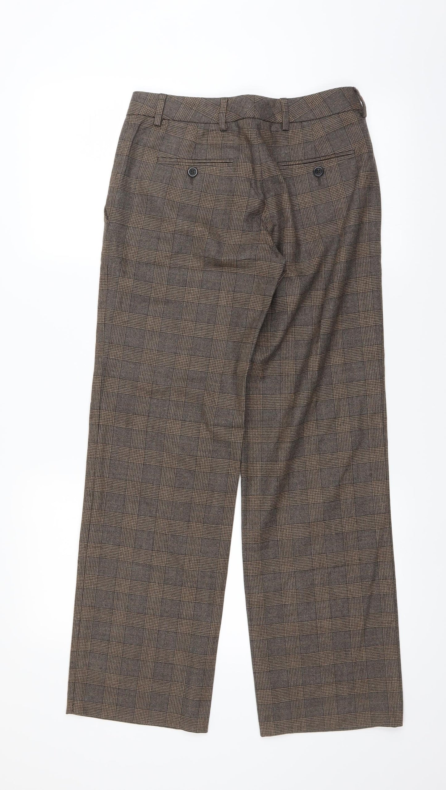 argonnr Womens Brown   Dress Pants Trousers Size 10 L28 in