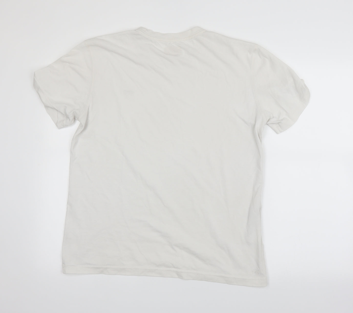 Lacoste Mens White    T-Shirt Size S