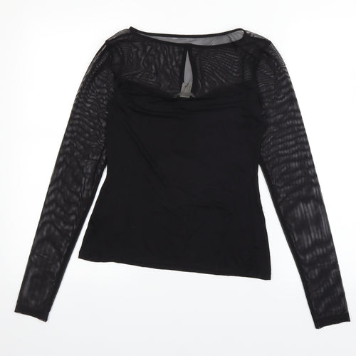 H&M Womens Black   Basic T-Shirt Size S