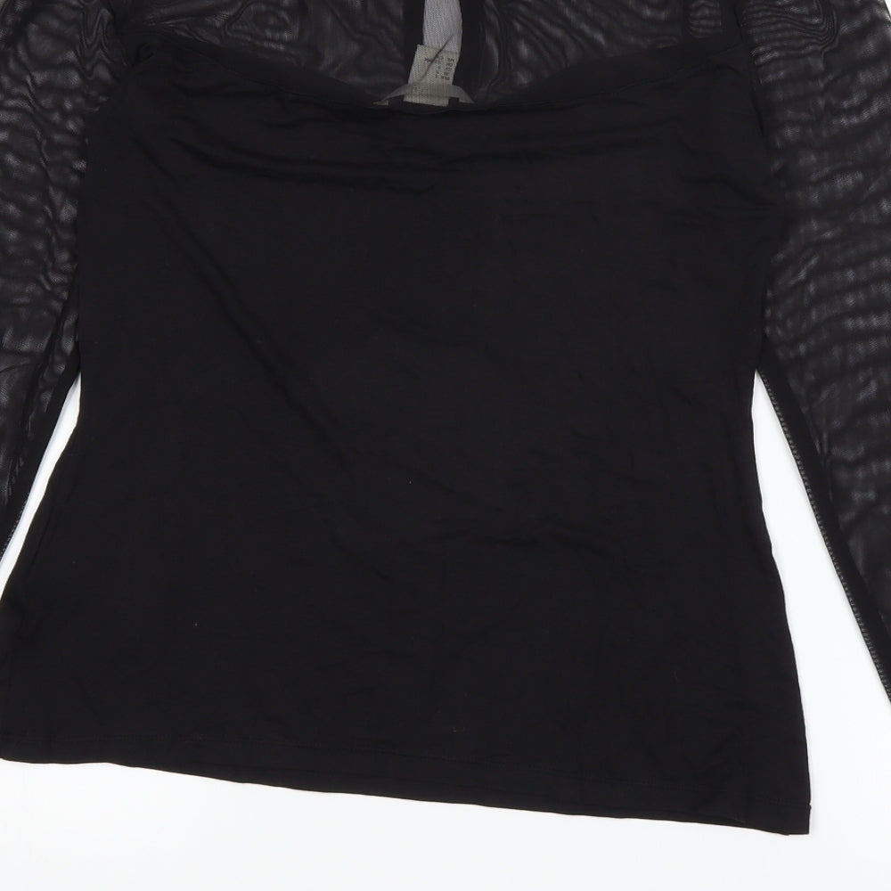 H&M Womens Black   Basic T-Shirt Size S