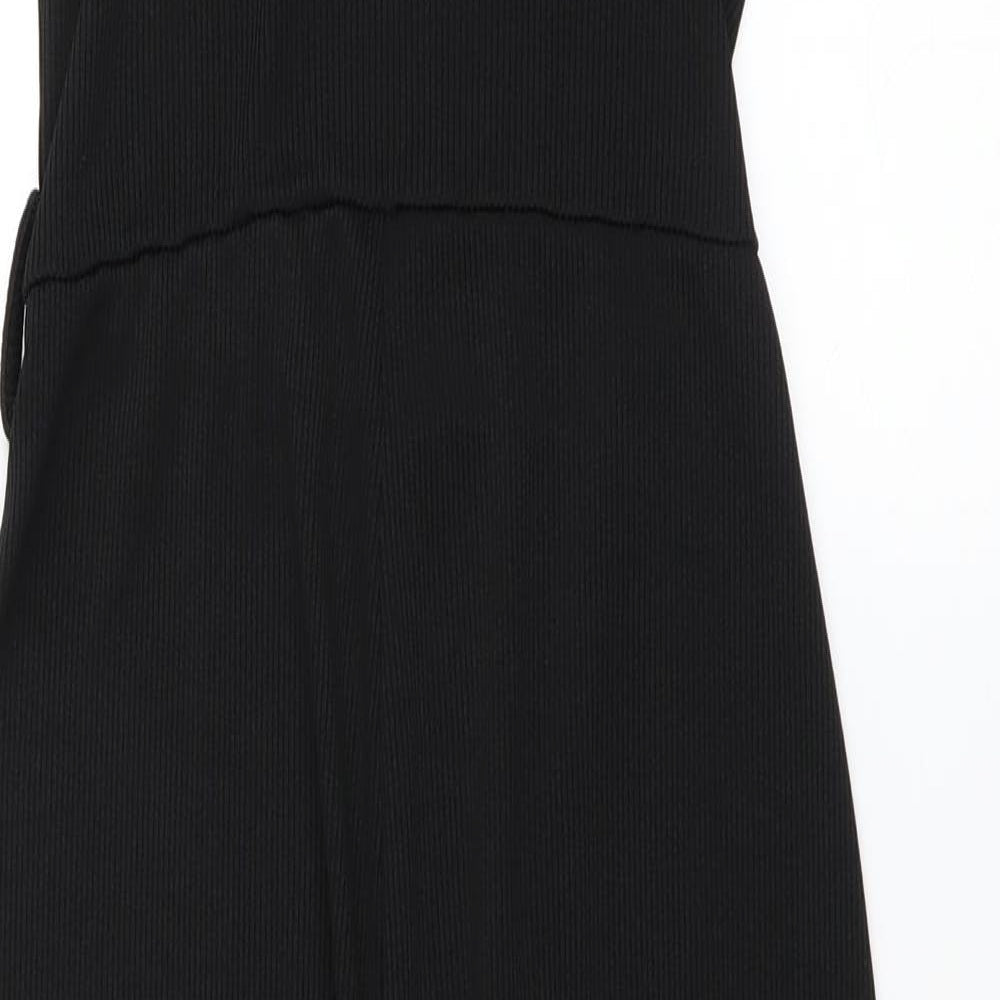 Boohoo Womens Black   Bodysuit One-Piece Size 10