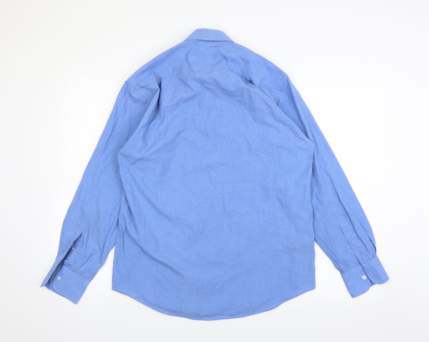 Marks and Spencer Mens Blue    Dress Shirt Size 15